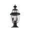 Z-Lite Westover 2 Light Outdoor Pier Mounted Fixture, Black & Clear Beveled 580PHM-533PM-BK - alternate 1